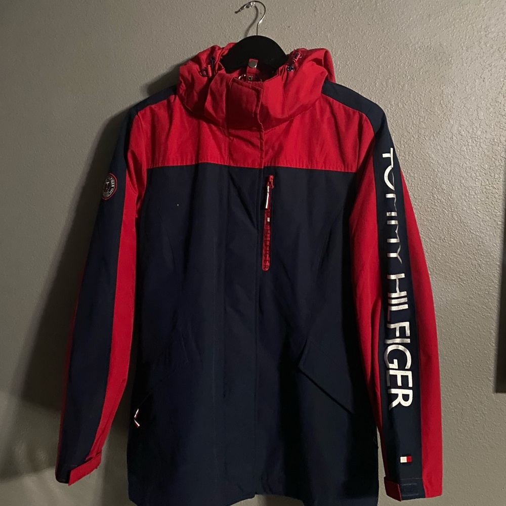 Tommy Hilfiger Red and Blue Performance Jacket